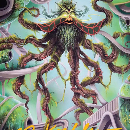 Verdant Kraken Art Card (Gold-Stamped Signature) [Reality Fracture Art Series]
