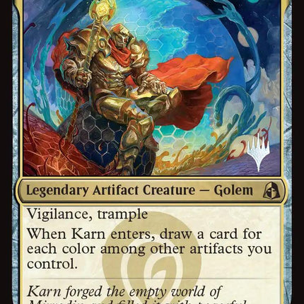 Karn, Gilded Guardian [Reality Fracture Promos]