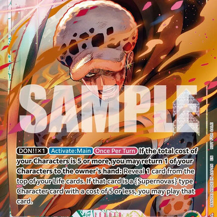 Trafalgar Law (Flame-Flame Fruit Coliseum) [One Piece Promotion Cards]