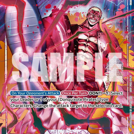 Donquixote Doflamingo (Flame-Flame Fruit Coliseum) [One Piece Promotion Cards]