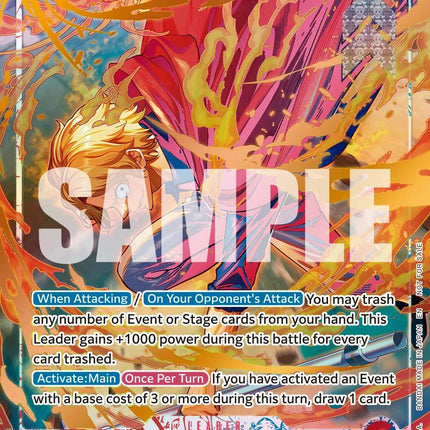 Lucy (Flame-Flame Fruit Coliseum) [One Piece Promotion Cards]