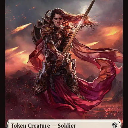 Soldier // Map Double-Sided Token [Reality Fracture Commander Tokens]