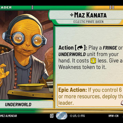 Maz Kanata - Eclectic Pirate Queen (2/272) (2/272) [Homeworlds]