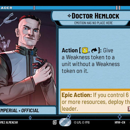 Doctor Hemlock - Emotion Has No Place Here (3/272) (3/272) [Homeworlds]