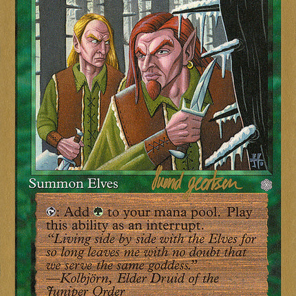 Fyndhorn Elves (Svend Geertsen) [World Championship Decks 1997]