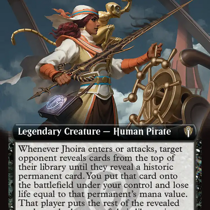 Jhoira, Weatherlight Corsair (Extended Art) [Reality Fracture Commander]