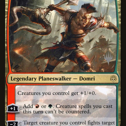 Domri, Anarch of Bolas (Promo Pack) [War of the Spark Promos]