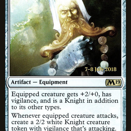 Sigiled Sword of Valeron [Core Set 2019 Prerelease Promos]
