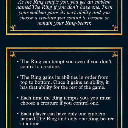 The Ring [The Lord of the Rings: Tales of Middle-Earth Tokens]