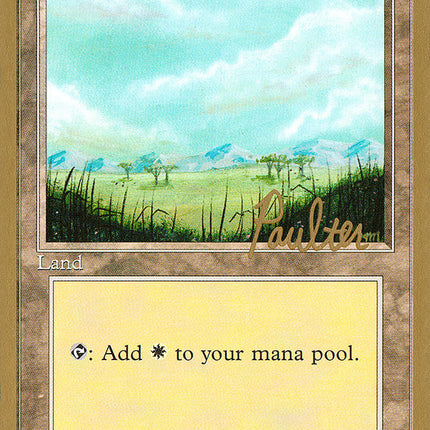 Plains (pp365) (Preston Poulter) [Pro Tour Collector Set]