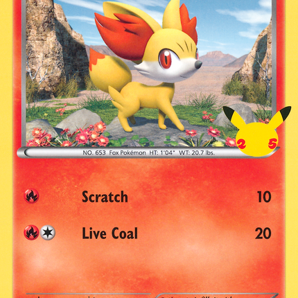 Fennekin (14/25) [McDonald's 25th Anniversary]