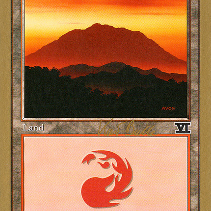 Mountain (kb343) (Kai Budde) [World Championship Decks 1999]