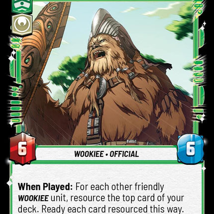 King Grakchawwaa - King of Kashyyyk (123/272) (123/272) [Homeworlds]
