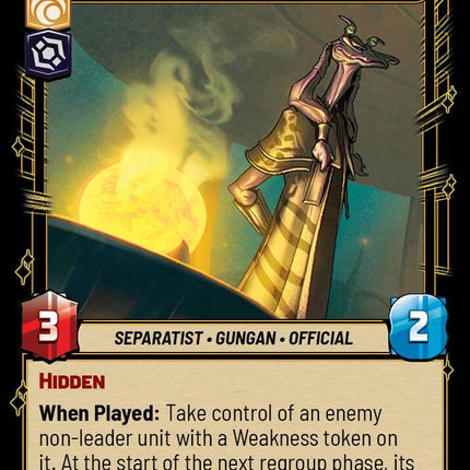 Rish Loo - Traitorous Minister (200/272) (200/272) [Homeworlds]