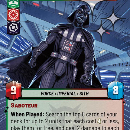 Darth Vader - Any Methods Necessary (553) (Hyperspace Foil) (553) [Homeworlds]