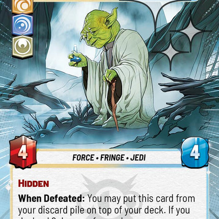 Yoda - Trickster in Exile (566) (Hyperspace Foil) (566) [Homeworlds]