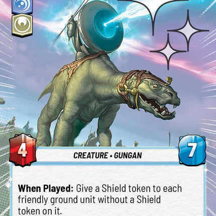 Fambaa Shield Team (590) (Hyperspace Foil) (590) [Homeworlds]