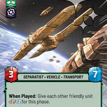 Invasion Lander (621) (Hyperspace Foil) (621) [Homeworlds]
