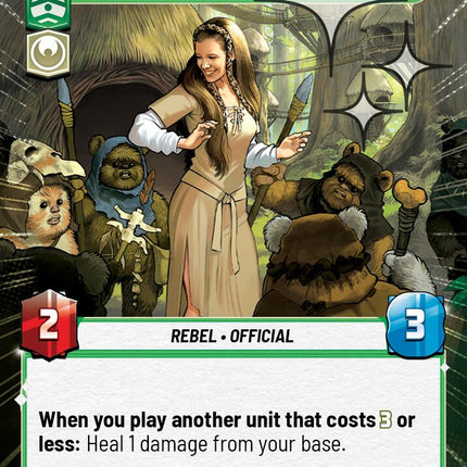 Leia Organa - These Are My Friends (625) (Hyperspace Foil) (625) [Homeworlds]