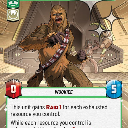Chewbacca - Resourceful Wookiee (627) (Hyperspace Foil) (627) [Homeworlds]