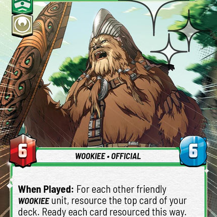 King Grakchawwaa - King of Kashyyyk (633) (Hyperspace Foil) (633) [Homeworlds]