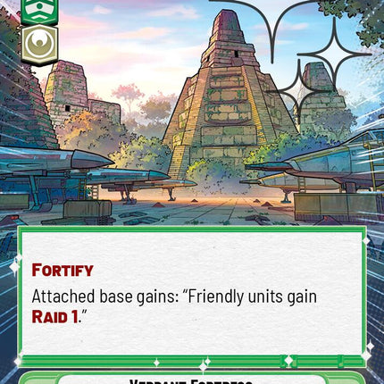 Verdant Fortress (636) (Hyperspace Foil) (636) [Homeworlds]