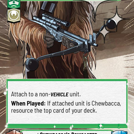 Chewbacca's Bowcaster - Handcrafted Tradition (637) (Hyperspace Foil) (637) [Homeworlds]