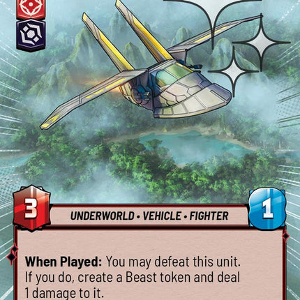 Poacher's Starfighter (663) (Hyperspace Foil) (663) [Homeworlds]