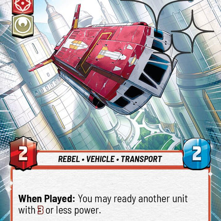 Commandeered Tour Shuttle (675) (Hyperspace Foil) (675) [Homeworlds]
