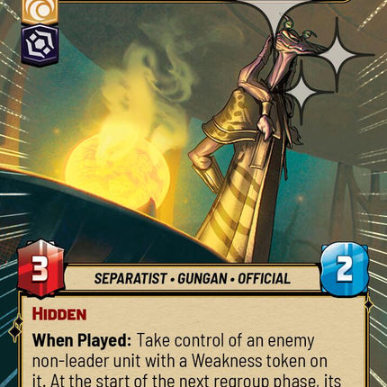 Rish Loo - Traitorous Minister (710) (Hyperspace Foil) (710) [Homeworlds]