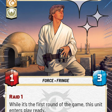 Luke Skywalker - Dreaming Farmboy (718) (Hyperspace Foil) (718) [Homeworlds]
