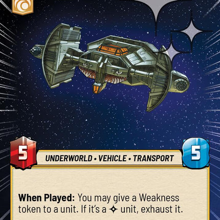 Dragonboat Freighter (741) (Hyperspace Foil) (741) [Homeworlds]
