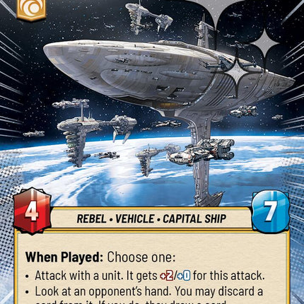 Mon Cal Cruiser (742) (Hyperspace Foil) (742) [Homeworlds]
