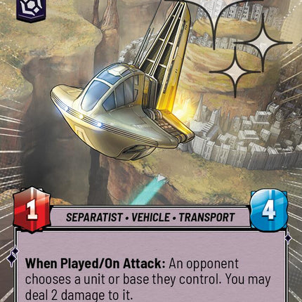 Separatist Harbinger (754) (Hyperspace Foil) (754) [Homeworlds]