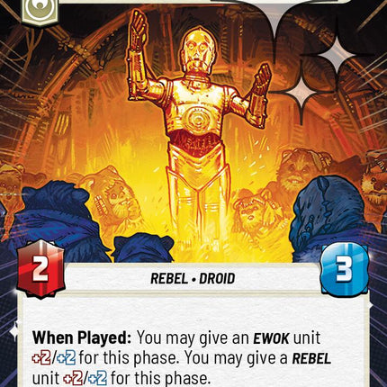 C-3PO - Captivating Storyteller (765) (Hyperspace Foil) (765) [Homeworlds]