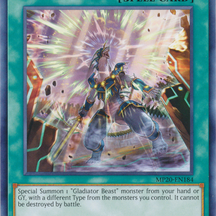 Gladiator Beast's Comeback [MP20-EN184] Common