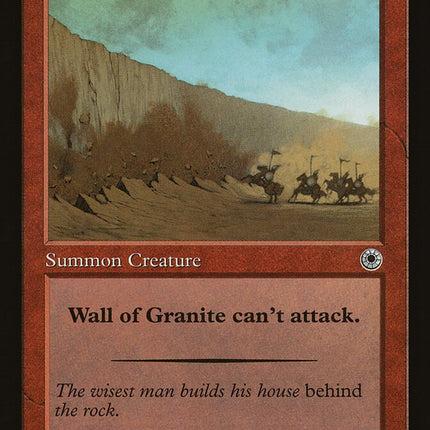 Wall of Granite [The List]