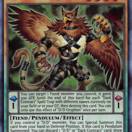 D/D Gryphon [BACH-EN013] Super Rare