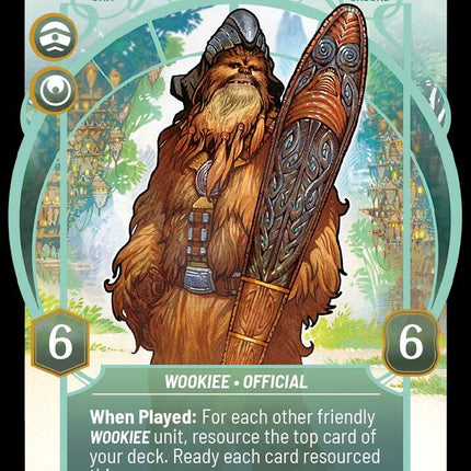 King Grakchawwaa - King of Kashyyyk (813) (Prestige) (813) [Homeworlds]