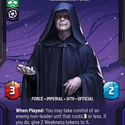 Emperor Palpatine - Consolidating Power (836) (Prestige) (836) [Homeworlds]