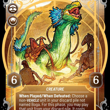 Boga - Loyal Varactyl (860) (Prestige Foil) (860) [Homeworlds]