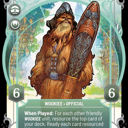 King Grakchawwaa - King of Kashyyyk (861) (Prestige Foil) (861) [Homeworlds]