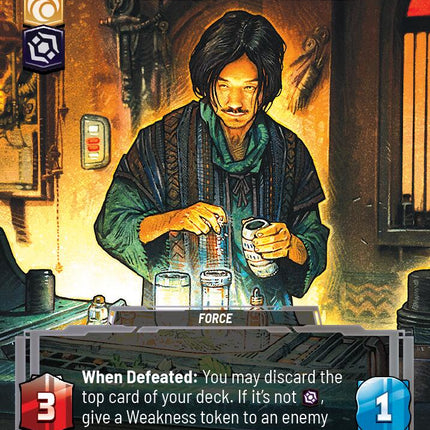 Qimir - Everyone Has a Weakness (894) (Prestige Foil) (894) [Homeworlds]