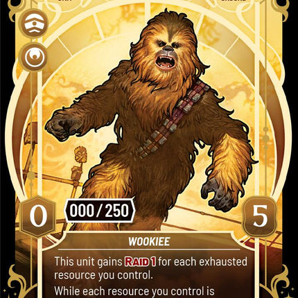 Chewbacca - Resourceful Wookiee (907) (Serialized) (907) [Homeworlds]