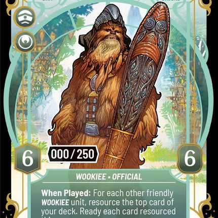 King Grakchawwaa - King of Kashyyyk (909) (Serialized) (909) [Homeworlds]