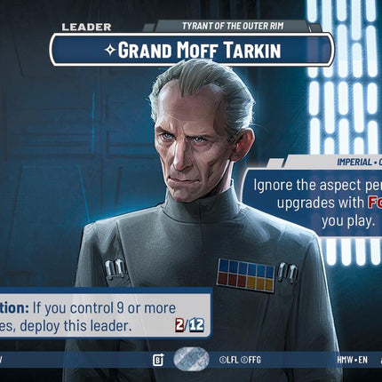 Grand Moff Tarkin - Tyrant of the Outer Rim (786) (Showcase) (786) [Homeworlds]