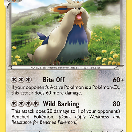Stoutland (110/146) [XY: Base Set]