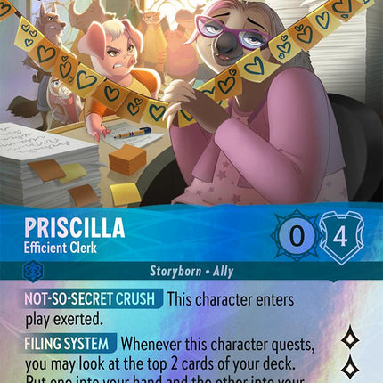 Priscilla - Efficient Clerk (Epic) (219/204) [Hyperia City]