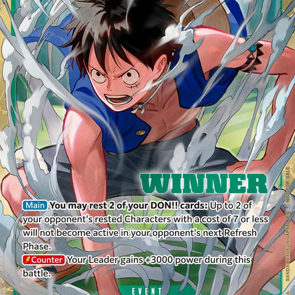 I Know You're Strong... So I'll Go All Out from the Very Start!!! (Winner Pack 2026 Vol. 4) [One Piece Promotion Cards]