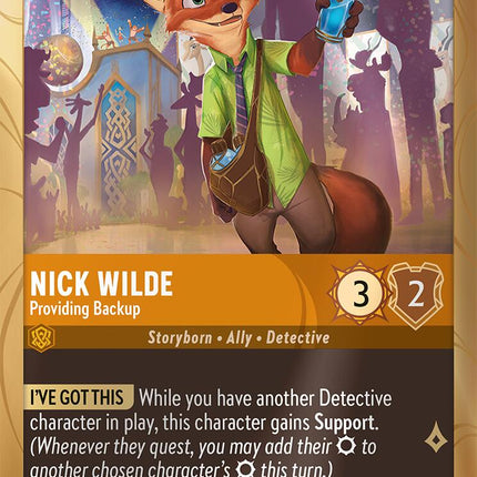 Nick Wilde - Providing Backup (5) [Promo Cards]